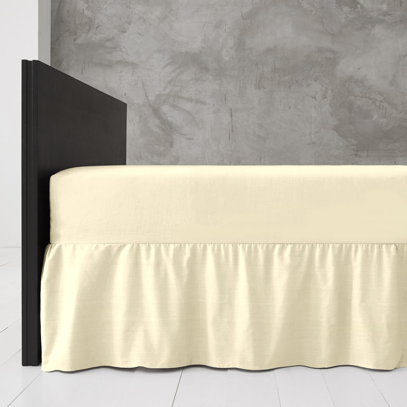 17 Stories Israelle 144 Thread Count Ruffled Bed Valance & Reviews Wayfair.co.uk